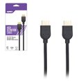 thumbnail image 2 of KMD Câble Universel HDMI vers HDMI de 6 Pieds Plaqué Or Noir, 2 of 3