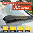 thumbnail image 4 of WWS-® 24 and 21 Inch Windshield Wiper Blades(Set of 2), Automotive Replacement Windshield Wiper Blades - OEM Quality Premium All-Season Windshield Wipers, 4 of 4