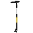 thumbnail image 1 of 3-in-1 Snow Brush, Ice Scraper, Portable Double-row Thickened For Car Truck Yellow, 1 of 8