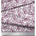 thumbnail image 2 of Soimoi Rayon Fabric Leaves & Paisley Block Print Sewing Fabric Yard 56 Inch Wide, 2 of 3
