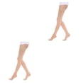 thumbnail image 4 of maskred Soft And Comfortable Tights High Stocking Stretchy Warm Fashionable Easy To Wear Nylon Compression Stockings Toe wrapping - skin S 2Set, 4 of 6