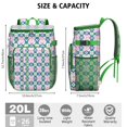 thumbnail image 2 of Small Floral Botanical Pattern Insulated Cooler Backpack, Leakproof Waterproof Lunch Backpack for Spring and Summer Outdoor Activities, 2 of 6