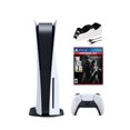 thumbnail image 1 of 2022 Nouvelle Console de Jeu PlayStation Version à Disque avec SSD Ultra Rapide, Manette Sans Fil, The Last of Us Remastered et Station de Recharge de Manette Mytrix, 1 of 7
