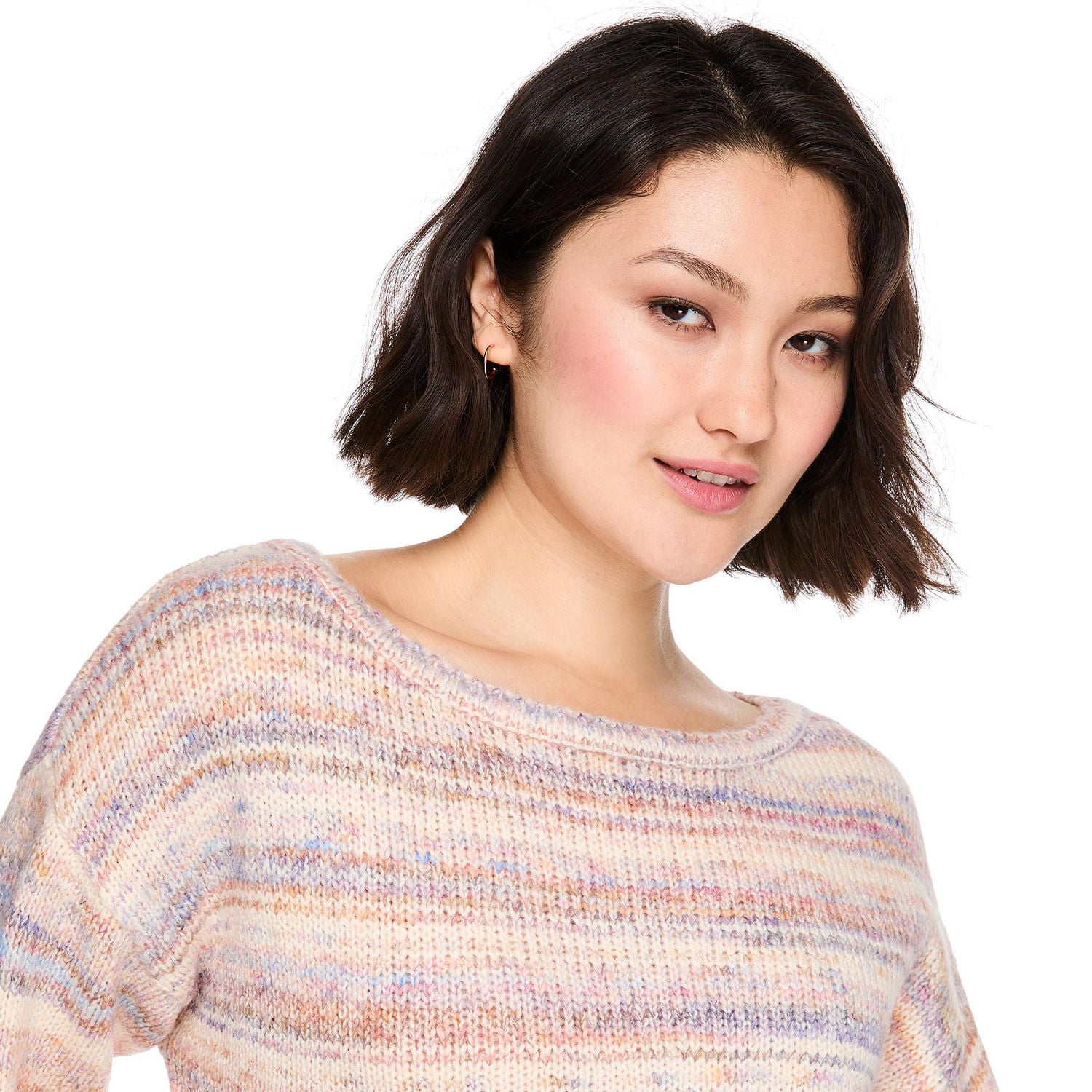 No Boundaries Women's Off-the-Shoulder Sweater