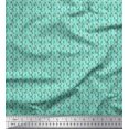 thumbnail image 1 of Soimoi Polyester Crepe Fabric Geometric Small Print Sewing Fabric Yard 52 Inch Wide, 1 of 3