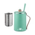 thumbnail image 1 of CEHVOM Travel Electric Kettle 450ML Stainless Steel Portable Saucepan with Temperature Control, 1 of 2