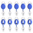 thumbnail image 1 of Muka Carabiner Badge Holder Reels With Back Splint and Key Ring-SolidBlue-100Pcs, 1 of 8