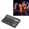 thumbnail image 4 of Audios Mixer, 2 Sorties de Canal 10 Canaux Mixer Entrée Microphone Console pour l'Enregistrement de Musique, 4 of 8