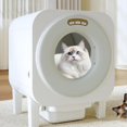 thumbnail image 1 of BeesClover elf-Cleaning Cat Litter Box,Automatic Kitty Litter Box 68L Extra Large Smart Robot Pet Toilet with WiFi App Control and Advanced Odor Elimination for Multiple Cats, 1 of 9