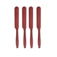 thumbnail image 1 of KAKOWELY Silicone Spatula for Baking Use Red Color EnvironmentallyFriendly Durable Lightweight Easy to Clean 4pcs,9.45"X0.98"X0.2", 1 of 4