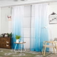 thumbnail image 1 of YZHM Gradient Sheer Curtain Tulle Window Treatment Voile Drape Valance 1 Panel Fabric, 1 of 3