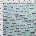thumbnail image 3 of oneOone Cotton Jersey Light Blue Fabric Geometric Rounded Rectangle Fabric For Sewing Printed Craft Fabric By The Yard 58 Inch Wide, 3 of 4