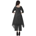 thumbnail image 4 of Moomaya Ensemble Kurti Kurta Pantalon pour Femmes Col Bateau Imprimé Robe 2 Pcs Tenue Ethnique, 4 of 6