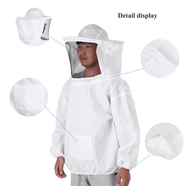 Costume d'Apiculture Veste de Protection Confortable pour Équipement d'Apiculteur