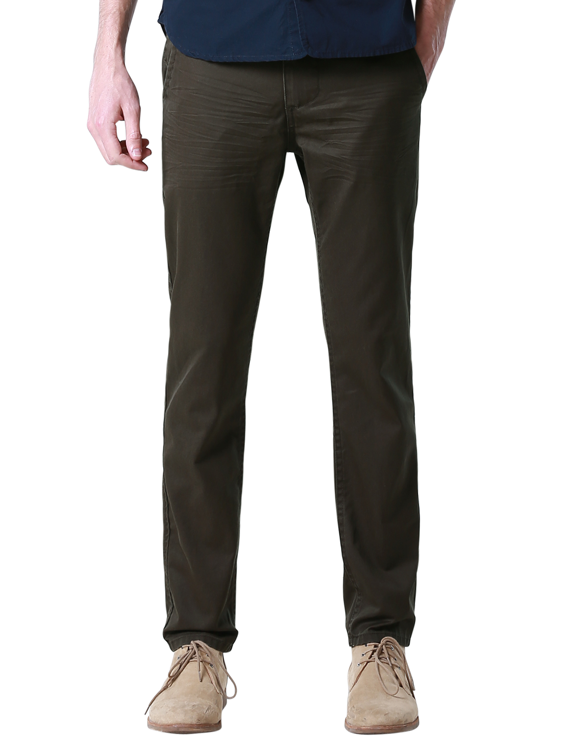 Matchstick Pantalon Élastique Confortable Décontracté pour Hommes