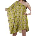 thumbnail image 3 of Moomaya Robe Maxi à une Épaule pour Femmes Imprimée Grande Taille Kaftan Robe de Plage, 3 of 6