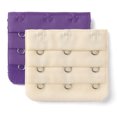 thumbnail image 1 of INSPIRE CHIC Rallonges de Soutien-Gorge pour Femmes à 3 Crochets 3 Rangées Bretelle de Soutien-Gorge Extensible Boucle Crochets Bande de Soutien-Gorge Beige-Sangria 2, 1 of 5