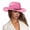 Rose Chaud, variante sur Chapeau de Cowboy Western pour Femmes Hommes à Grand Bord Soleil Plage Extérieur Style Cattleman