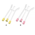 thumbnail image 2 of Xingzhi Contact Lens Remover Reusable Colored Silicone Insertion Tool with Storage Case Small Applicator Suction Stick Daily Accessories Yellow, 2 of 7