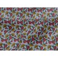 thumbnail image 4 of oneOone Viscose Jersey Fabric Leaves & Floral Block Printed Craft Fabric BTY 60 Inch Wide, 4 of 4