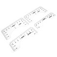 thumbnail image 1 of LAFGUR T‑Shirt Alignment Guide,4PCS T-Shirt Ruler Guide Alignment Tool For Adult Youth Toddler Infant Garment Measuring Ruler Transparent,T‑Shirt Ruler, 1 of 8