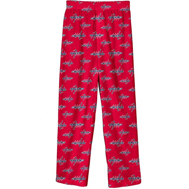 Youth Washington Capitals Logo Print Pyjama Pants - Size Youth Medium 10/12