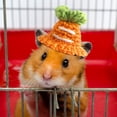 thumbnail image 3 of Small Pet Hat Adorable Knitted Hamster Hat Adjustable Comfortable Small Pets Headwear Pet Costume Accessory, 3 of 6