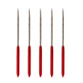 thumbnail image 1 of 5 Pcs Lime à Aiguille Ronde Diamant Industriel pour Réparation de Découpe en Céramique Verre 140mm, 1 of 9