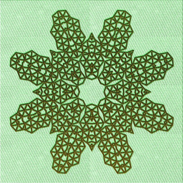 Ahgly Tapis d'Intérieur Lavable en Machine Carré Vert, 8 Pieds Carré