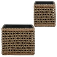 thumbnail image 1 of Grapevine Nesting Polyrattan Planter, Square, 2-Pack, 1 of 11
