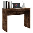 thumbnail image 2 of vidaXL Desk Smoked Oak 90x40x72 cm Engineered Wood, 2 of 5