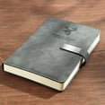 thumbnail image 2 of SLYNSHome Carnet à Couverture Rigide Ligné – Petit Carnet A5, Cahiers de Journal pour Femmes, Hommes Fournitures de Bureau - Gris, 2 of 9