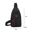 thumbnail image 3 of TIMIFIS Strap Bag Crossbody Backpack Men Ladies Strap Backpack Hiking Backpack Multipurpose Messenger Chest Bag -, 3 of 7