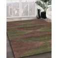thumbnail image 3 of Ahgly Tapis Rond Lavable en Machine Intérieur Transitionnel Marron, 7 Pieds Rond, 3 of 7