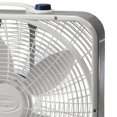 thumbnail image 3 of Lasko 20" Premium Steel Box Fan w/ 3 Speed Settings and Easy Carry Handle, White, 3 of 5
