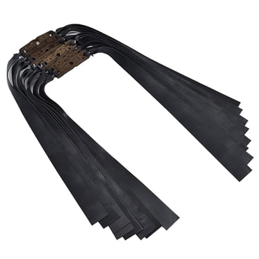 Piaoyu 10 Pcs Bandes de Caoutchouc Plates, Bandes de Remplacement de Chasse et de Tir 1,0 mm