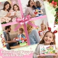 thumbnail image 3 of Flower Bouquet Making Kit for Kids – DIY Craft Toy with 120 Petals, 30 Centers, Stems & Wrapping Paper, Reusable Storage, Educational Arts & Crafts Activity Set, 3 of 11