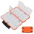 thumbnail image 2 of ABS Waterproof Fishing Tackle Box Bait Lure Hooks Storage Case Organizer Container AccessoryC yellow, 2 of 9