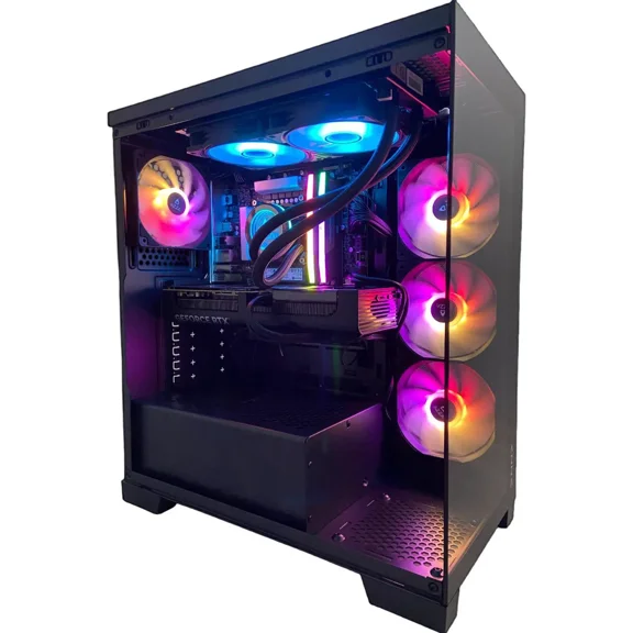 AZZA PC de Jeu EHUD PRO, Intel i7-14700F, NVIDIA RTX5070, 32 Go DDR5, 2 To M.2 SSD, Windows 11 Famille