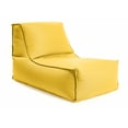 thumbnail image 1 of Gouchee Home Alpine Yellow Bean Bag Lounger – Water-Repellent Indoor/Outdoor Chair with High-Density Polystyrene Bead Filling, Lightweight Modern Seating for Poolside or Living Room, 1 of 5