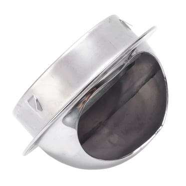 Capot de Ventilation en Acier Inoxydable, Couverture de Ventilation en Acier Inoxydable avec Écran en Maille Intégré Rond Facile à Installer Résistant au Vent pour Ventilateurs de Cuisine pour Sécheuse Électrique 6 Pouces