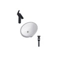 thumbnail image 1 of DROP Bath and Kitchen DR091152 Undermount Bathroom Sink Set, 1 of 5