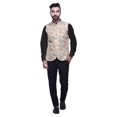 thumbnail image 2 of Atasi Floral Printed Wedding Jackets For Men Nehru Jacket Waist Coat For Festive Season-Large, 2 of 6