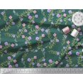 thumbnail image 2 of Soimoi Polyester Crepe Fabric Dot,Leaves & Floral Print Fabric by The Yard 42 Inch Wide, 2 of 3