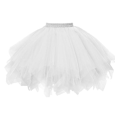 jovati Jupe Tutu pour Femmes Jupe Plissée en Gaze de Haute Qualité pour Femmes Jupe Courte Jupe de Danse pour Adulte