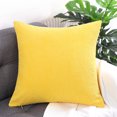 thumbnail image 2 of Unique Bargains Soft Corduroy Corn Striped Decorative Throw Pillow Cover, 2 of 9