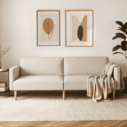 Convertible Sofa Bed Couch 3 in 1 with Adjustable Back Featuring Convertible Couch Sofa used as Sleeper Sofa or Futon Sofa with Upholstered Fabric For Living Room and Bedroom