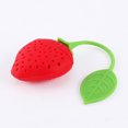 thumbnail image 4 of Tea Infuser, Tea Leaf Strainer Silicone Creative Strawberry Shape Tea Strainer, For Loose Leaf Tea Home, 4 of 8