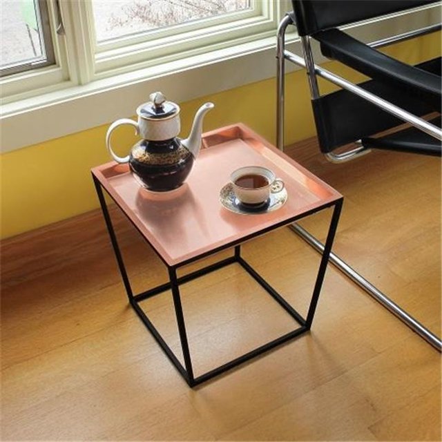 Achla FB-45C Arne Support avec Plateau en Cuivre, Court