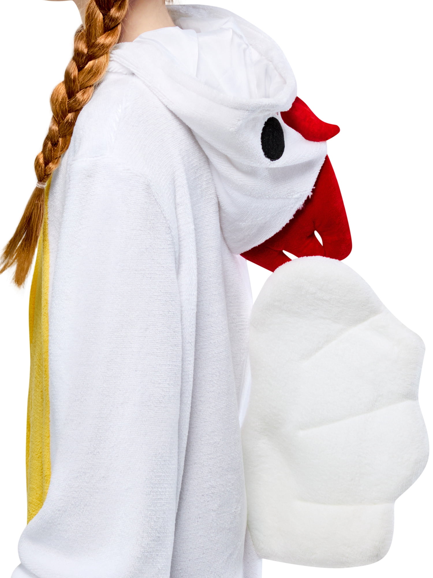 Rubies Chicken Comfy Wear Zipsters Costume for Kids, Unisex
